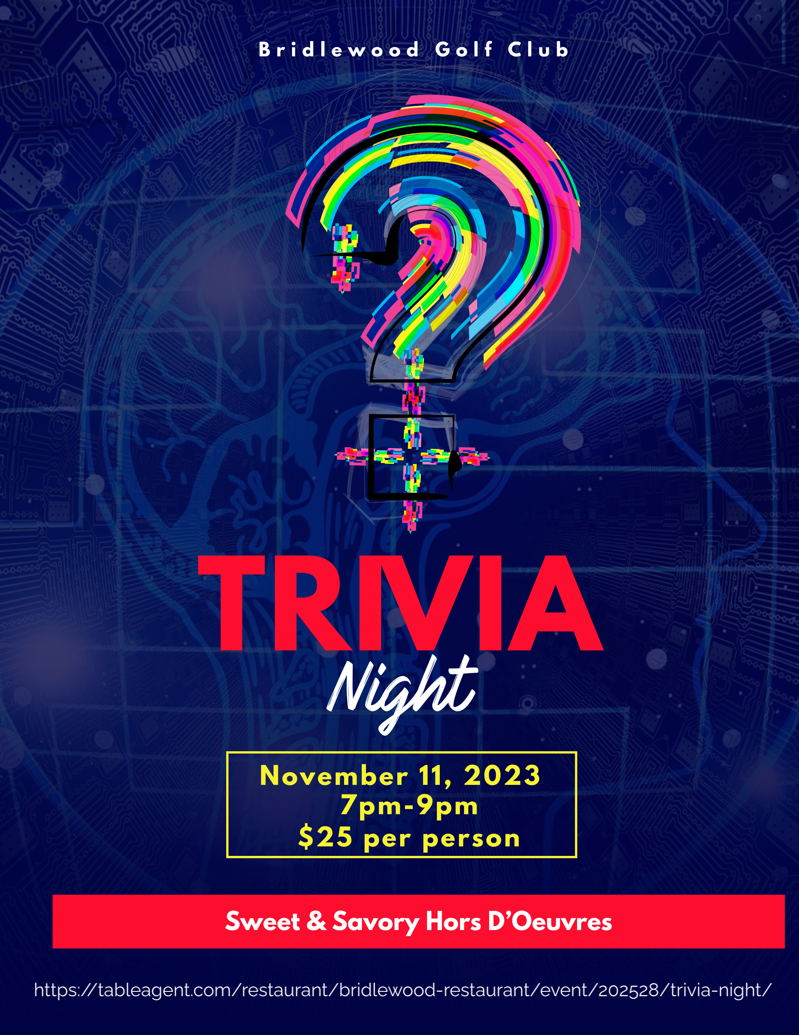Trivia Night Flyer Template Email